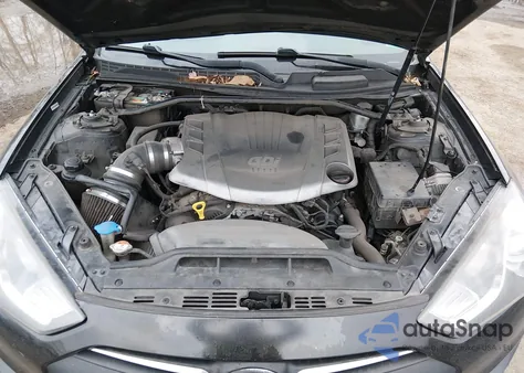 2013 Hyundai Genesis 3.8 Track z USA, uszkodzony, nr VIN KMHHU6KJXDU108460